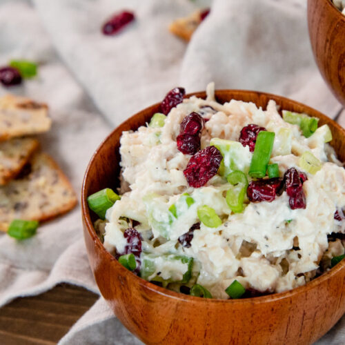 Cranberry chicken salad