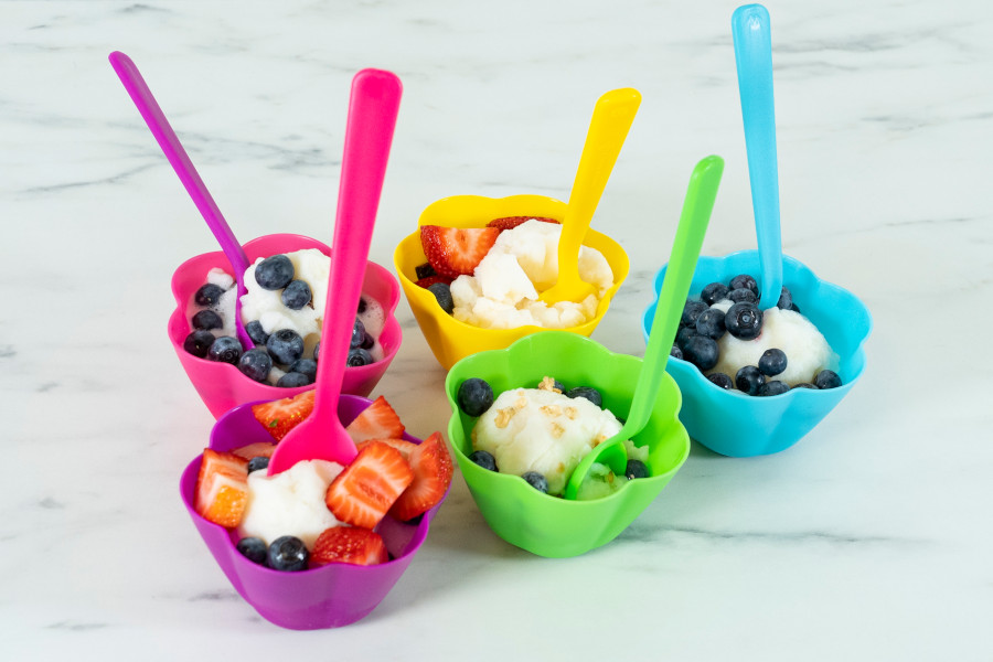 Ice cream in a bag