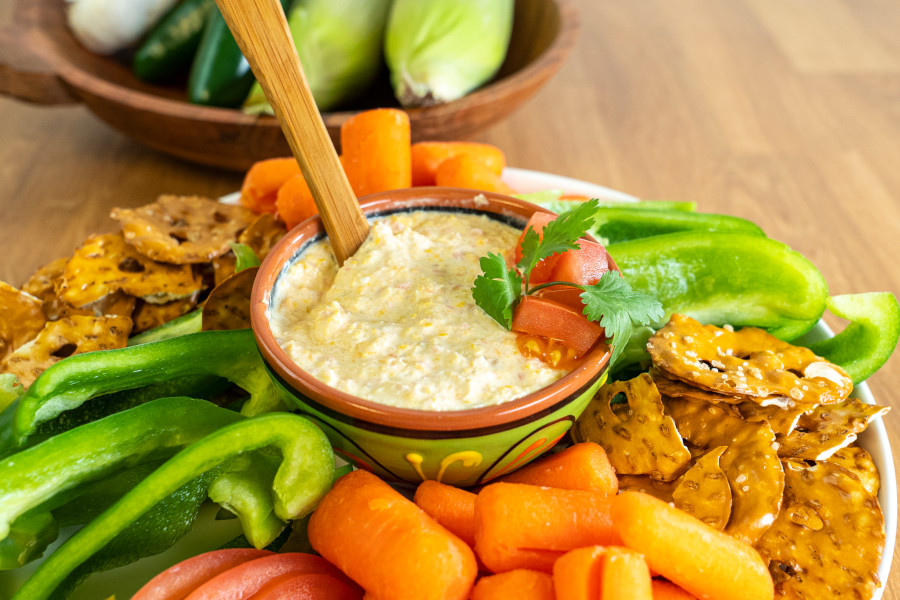 Spicy corn dip