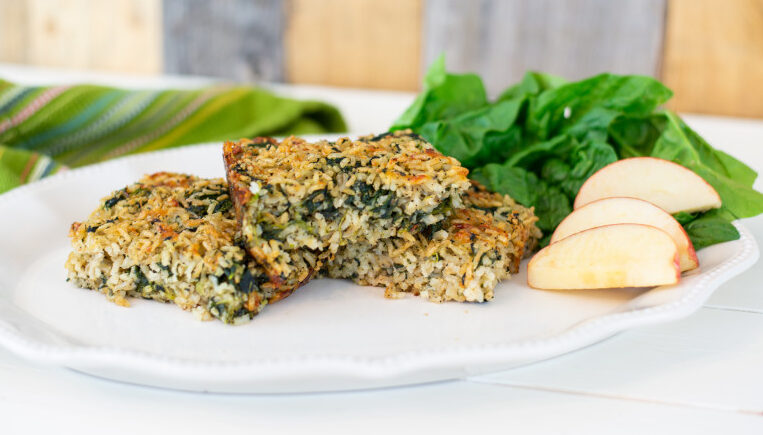 Spinach squares