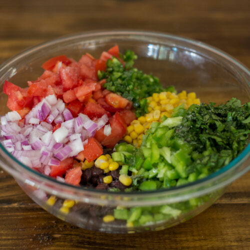 Black bean and corn salsa