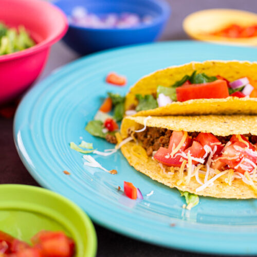 Tasty turkey tacos